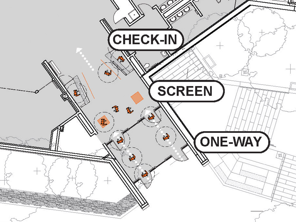 dining service check in