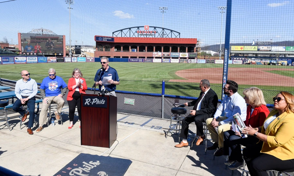 Reading Fightin Phils Unveil Progress on New Redner's Event Center