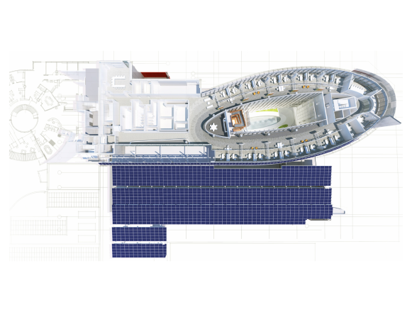 3D rendering of Uisphere's 5th floor.